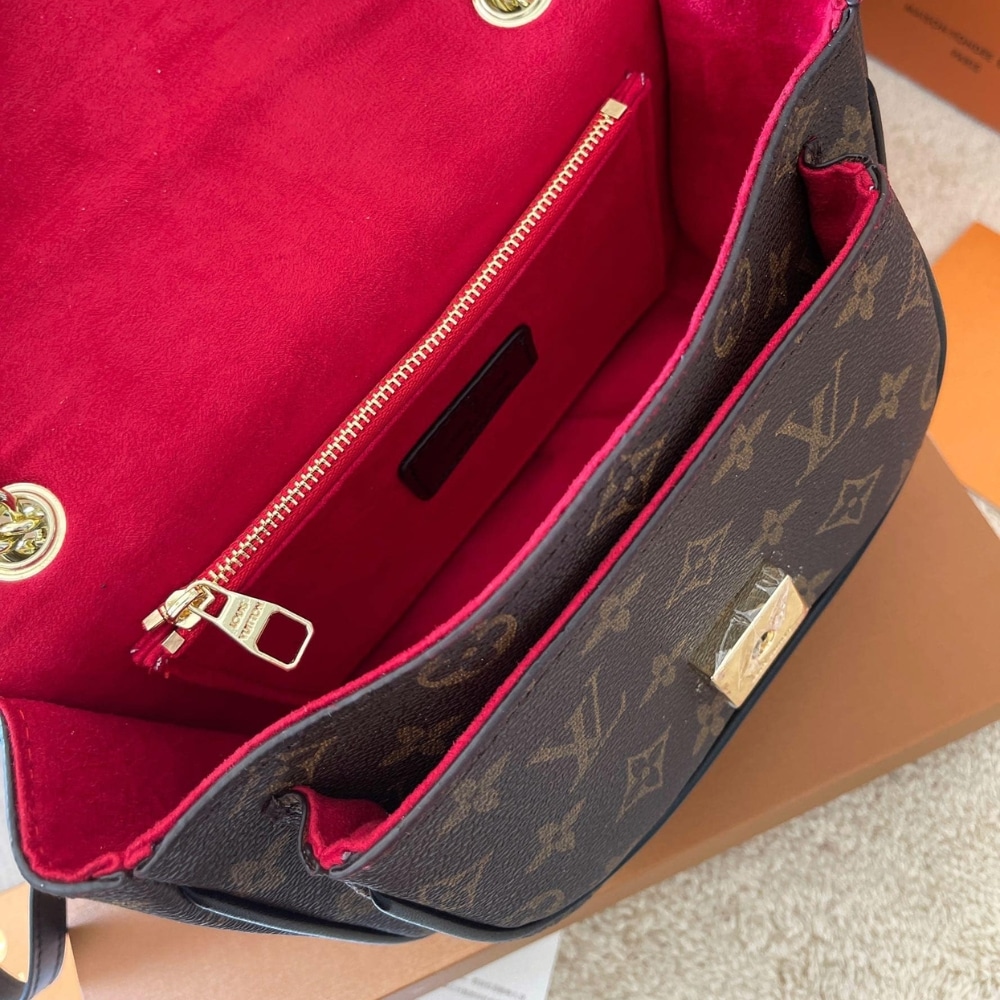 Louis Vuitton Passy Monogram Canvas Shoulder Bag Brown 23Cm M45592 - Image 8