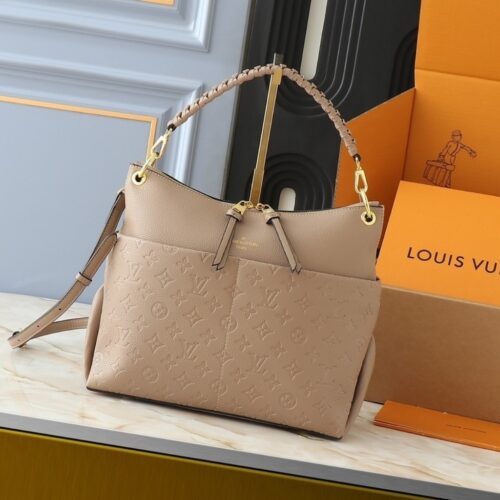 Alternative view of Louis Vuitton Maida Hobo Bag Monogram Empreinte Tourterelle Gray 32cm M45523