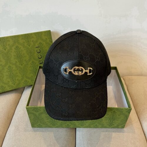 Alternative view of Gucci GG Supreme Canvas Baseball Cap Black