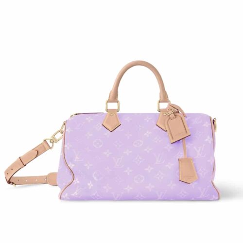 Louis Vuitton Speedy P9 Bandoulière 40 Monogram Handle Bag Light Pink 40Cm M13918