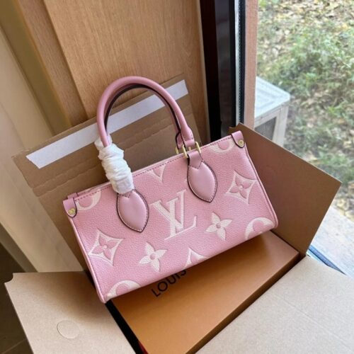 Alternative view of Louis Vuitton Onthego East West Monogram Empreinte Handle Bag Pink 25cm