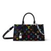 Louis Vuitton X TM Onthego East West Chain Handle Bag Multicolored Black 25cm M13260