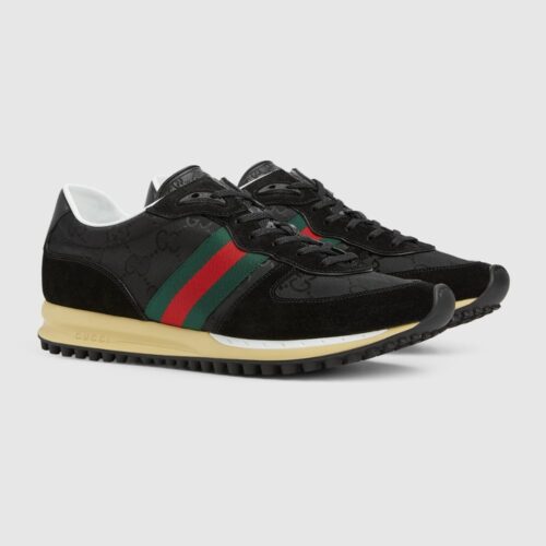 Alternative view of Gucci Men's Re Motion GG Canvas Sneaker Black 832461 Aaew3 1042