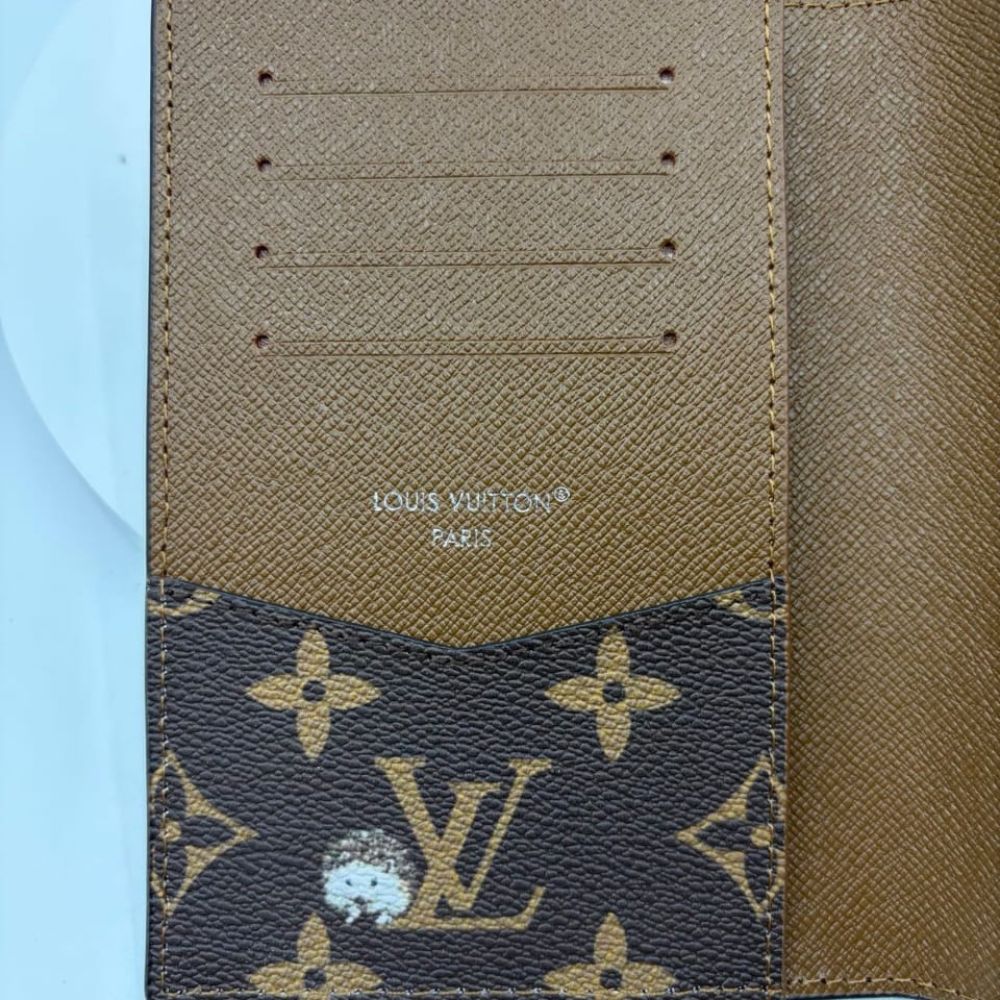 Louis Vuitton Passport Cover Monogram Forest Canvas Brown 14Cm M27023 - Image 5