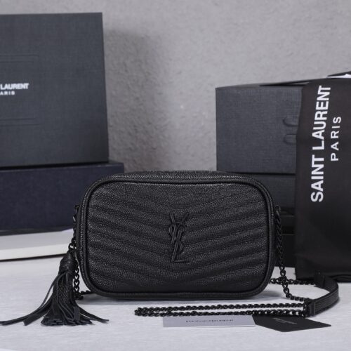 Alternative view of Saint Laurent Lou Camera Bag In Quilted Leather Black 18Cm