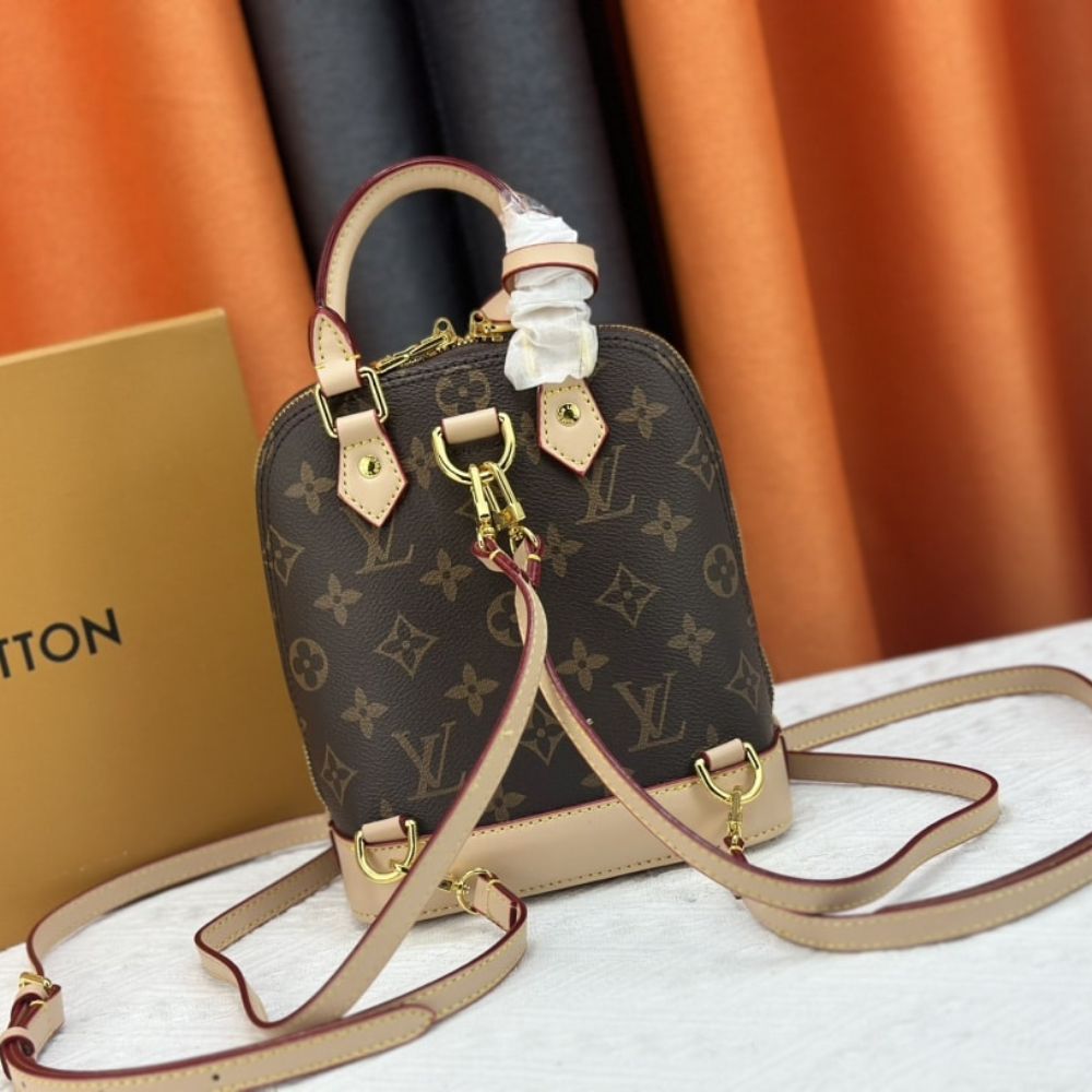 Louis Vuitton Alma Backpack Monogram Canvas 20Cm M47132 - Image 3