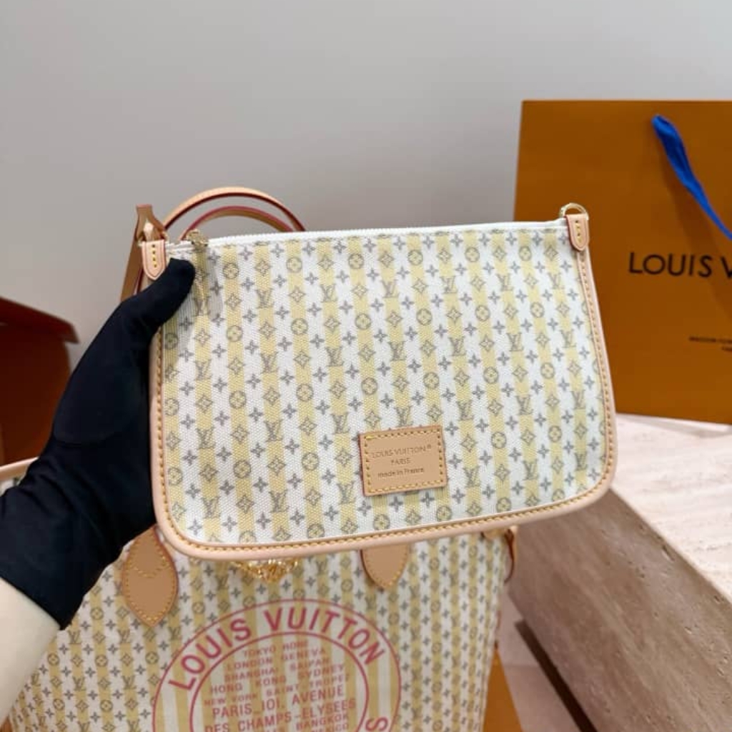Louis Vuitton Neverfull MM LV Stamp Banana 32Cm M28457 - Image 7