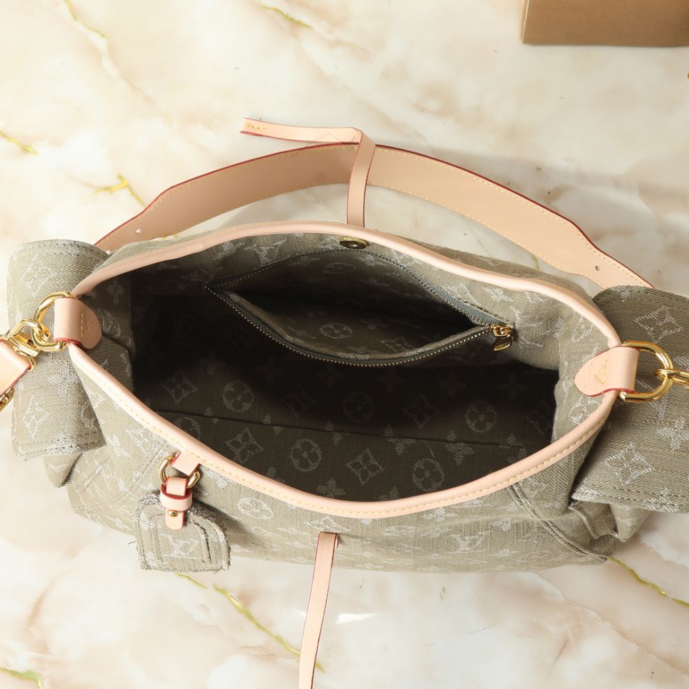 Louis Vuitton Carryall Cargo PM Khaki Denim 33Cm M27623 - Image 5
