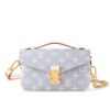 Louis Vuitton Pochette Métis East West Monogram Empreinte Crossbody Bag Canvas Trianon 21Cm M12429