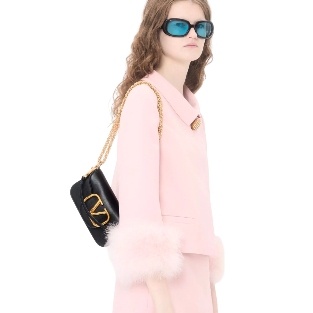 Valentino Garavani Locó Small Shoulder Bag In Black 20cm 7W2B0K53ZXL 0NO - Image 7
