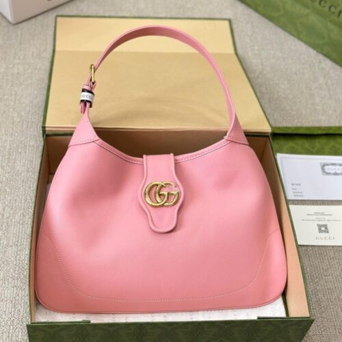 Alternative view of Gucci Aphrodite Medium Leather Shoulder Bag Light Pink ‎39Cm 726274 Aaa9F 5815