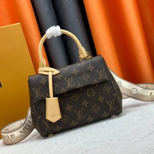 Alternative view of Louis Vuitton Cluny Mini Monogram Canvas Handle Bag Brown 20Cm M46055