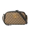 Gucci GG Marmont Small GG Supreme Canvas Shoulder Bag Beige Ebony 24Cm 447632 HVKEG 9772