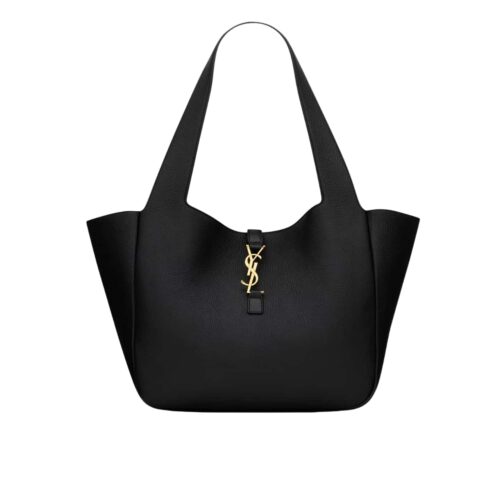 Saint Laurent Le 5 À 7 Bea Grained Leather Shoulder Bag Black 50Cm 763435Aaduu1000