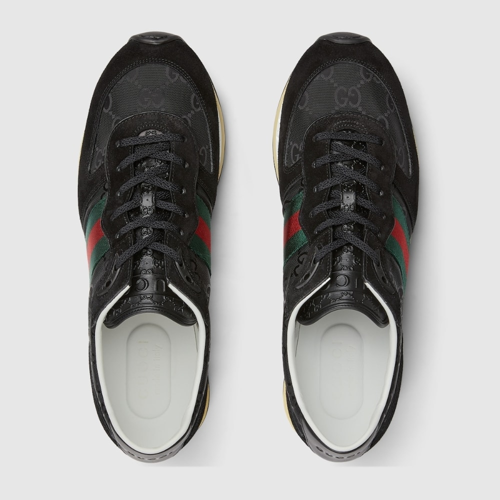 Gucci Men's Re Motion GG Canvas Sneaker Black 832461 Aaew3 1042 - Image 4