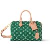 Louis Vuitton Speedy P9 Bandoulière 30 Handle Bag Green 32Cm M14077