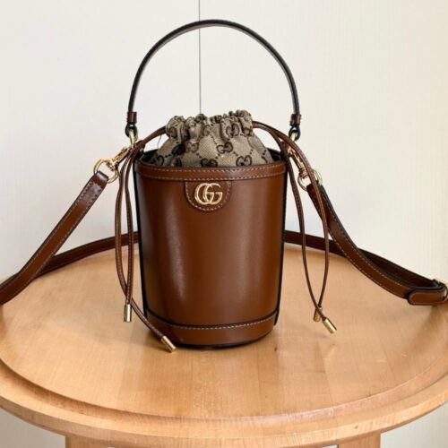 Alternative view of Gucci Ophidia Mini Bucket Bag Brown 20Cm 760201 AACP4 2342