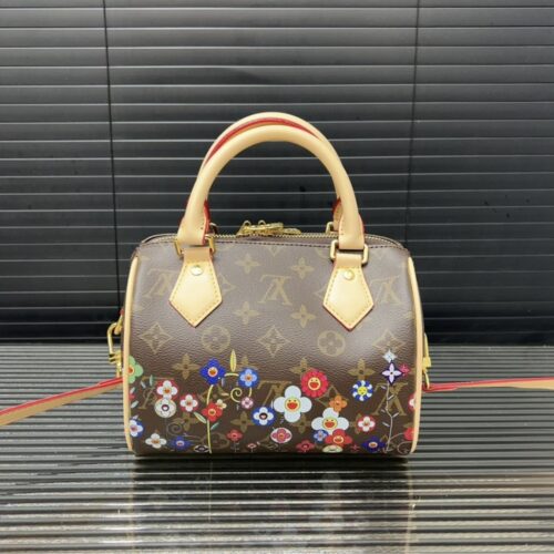 Alternative view of Louis Vuitton X TM Speedy Bandoulière 20 Monogram Flowers Handle Bag 20Cm M14175