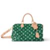 Louis Vuitton Speedy P9 Bandoulière 40 Monogram Handle Bag Green 40Cm M24417