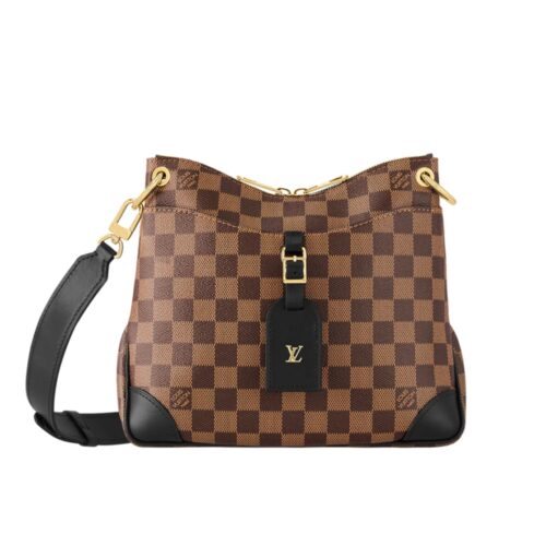 Louis Vuitton Odéon PM Damier Canvas Shoulder Bag Brown 26Cm N50064