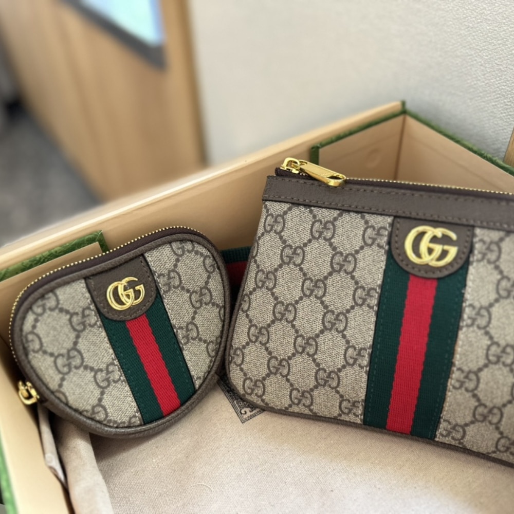 Gucci Ophidia GG Supreme Canvas Belt Bag Beige Ebony 20cm 698805 96iwg 8745gg - Image 3