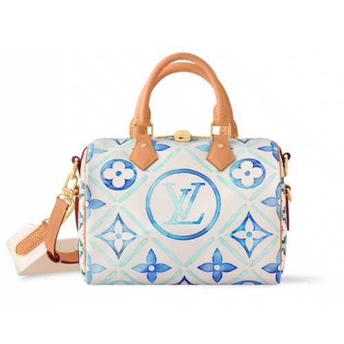 Louis Vuitton Speedy Bandoulière 25 By The Pool Handle Bag Lagoon Blue 25Cm M11264