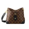 Louis Vuitton Odéon PM Monogram Canvas Shoulder Bag Black 26cm M45353