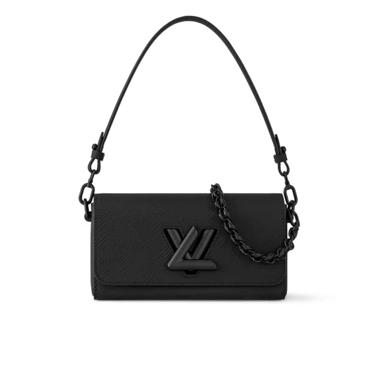 Louis Vuitton Twist West Epi Leather Shoulder Bag Black 23Cm M25336