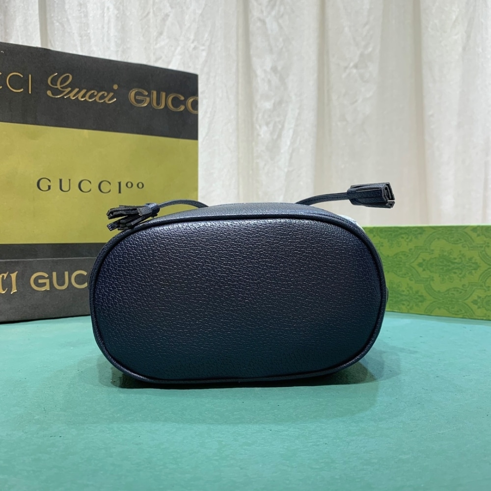 Gucci Ophidia Mini GG Supreme Canvas Backpack Beige Blue 20Cm 795221 96Iwn 4076 - Image 8