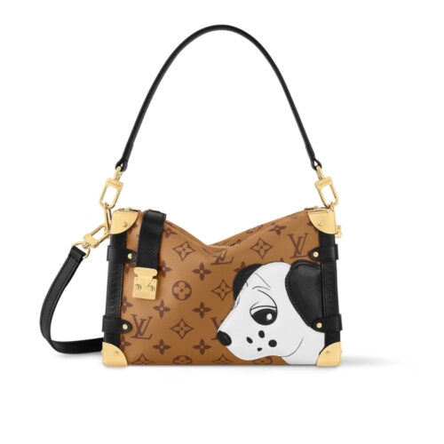 Louis Vuitton Side Trunk Mm Monogram Reverse Coated Canvas 23Cm M47202