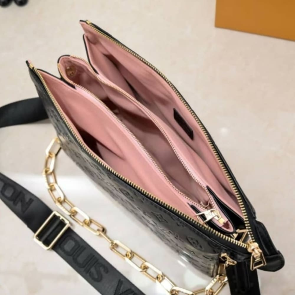 Louis Vuitton Coussin PM Monogram Embossed Shoulder Bag Black 26Cm M21260 - Image 8