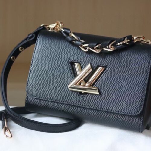 Alternative view of Louis Vuitton Twist MM Epi Leather Handbag Black 23Cm