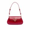 Prada Cleo Patent Leather Shoulder Bag Cherry Red 25Cm 1Bd355 069 F0E06 V Hto