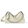 Louis Vuitton Hand It All PM Monogram Mahina Shoulder Bag Creme Beige 29Cm M24114