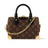 Louis Vuitton Speedy Trunk 20 Monogram Canvas Handbag Brown 20Cm M13146
