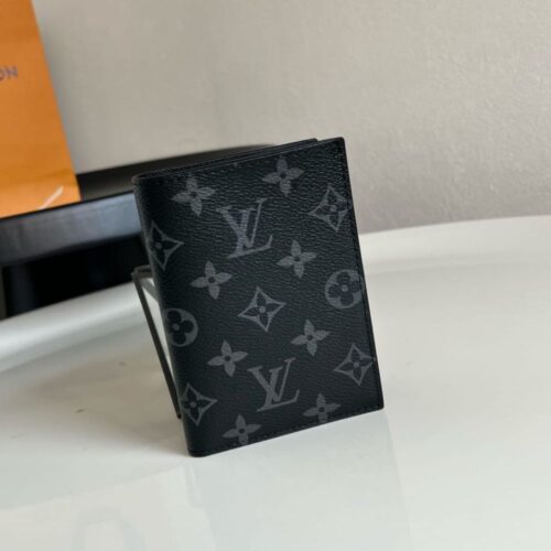 Alternative view of Louis Vuitton Passport Cover Monogram Eclipse Black 14Cm M64501