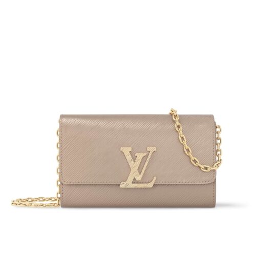 Louis Vuitton Pochette Louise Epi Leather Shoulder Bag Champagne 22cm M12789
