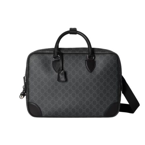 Gucci GG Emblem Medium Briefcase Black 40Cm 821149 FAED4 1000