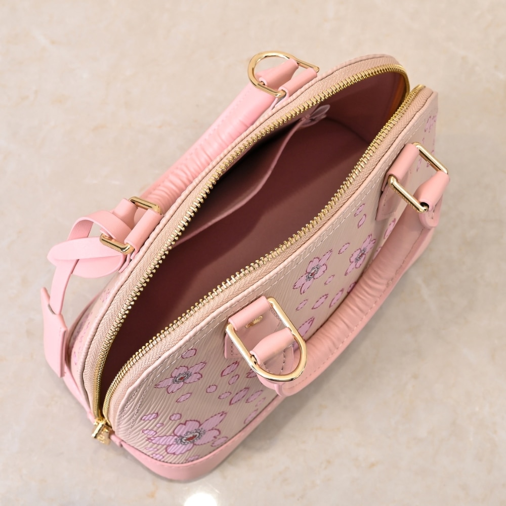 Louis Vuitton X Takashi Murakami Alma BB Epi Grained Leather Top Handle Bag Pink 25Cm M13104 - Image 5