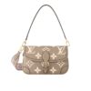 Louis Vuitton Diane Monogram Empreinte Shoulder Bag Beige 24Cm M46583