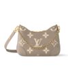 Louis Vuitton Boulogne PM Bicolor Monogram Empreinte Shoulder Bag Crème 26cm M13224