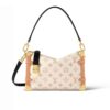 Louis Vuitton Side Trunk MM Monogram Shoulder Bag Dune 23Cm M46907