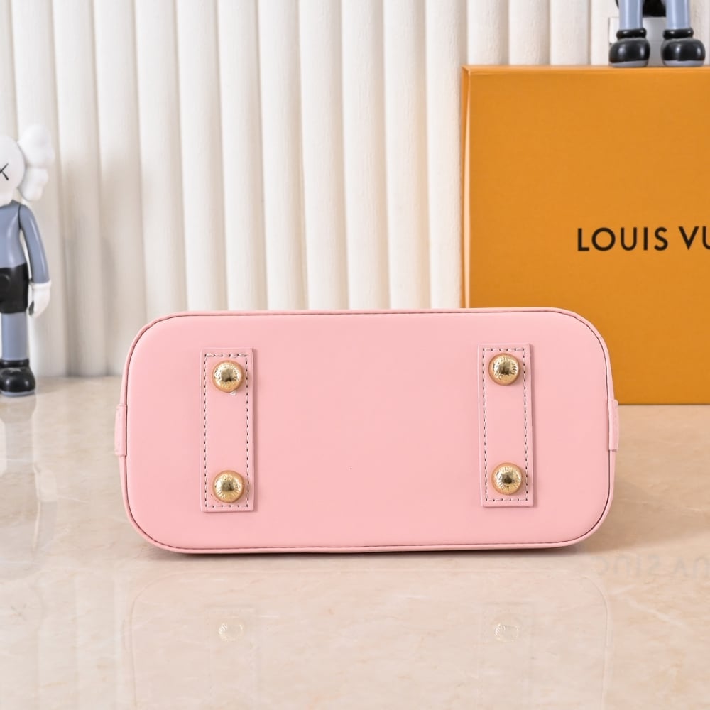 Louis Vuitton X Takashi Murakami Alma BB Epi Grained Leather Top Handle Bag Pink 25Cm M13104 - Image 6