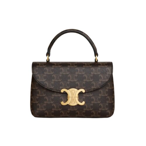 Celine Teen Nino Bag In Triomphe Canvas 20Cm 118112Frh 04Lu