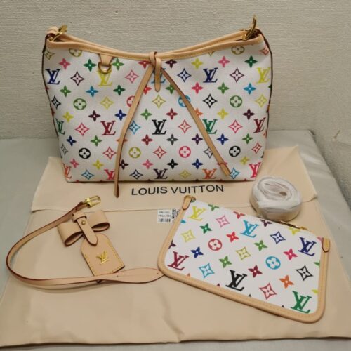Alternative view of Louis Vuitton X Takashi Murakami CarryAll PM Monogram Canvas Shoulder Bag Multicolored 29cm M13661