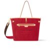 Louis Vuitton Neverfull Bandoulière Inside Out MM Monogram Tote Bag Rouge Sari 32Cm M12096