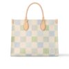 Louis Vuitton Onthego MM Damier Giant Tote Bag Pistachio 35Cm N40518