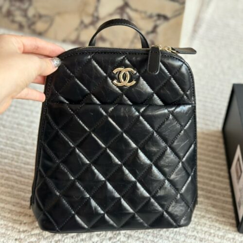 Alternative view of Chanel My Pocket Small Smooth Leather Backpacks Black 24cm