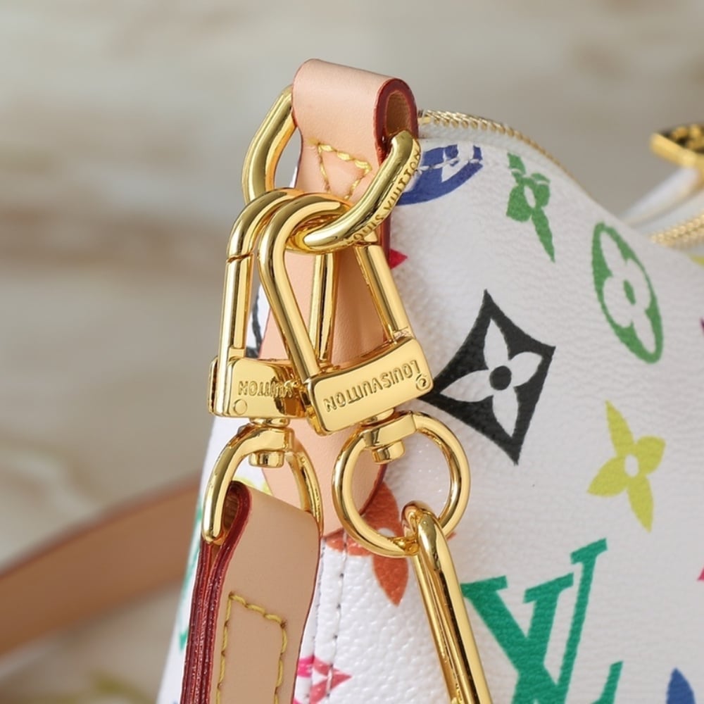 Louis Vuitton X TM Boulogne PM Monogram Canvas Shoulder Bag Multicolor White 26m M27790 - Image 6