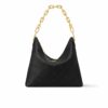 Louis Vuitton Coussin MM Leather Hobo Bag Black 30Cm M12068